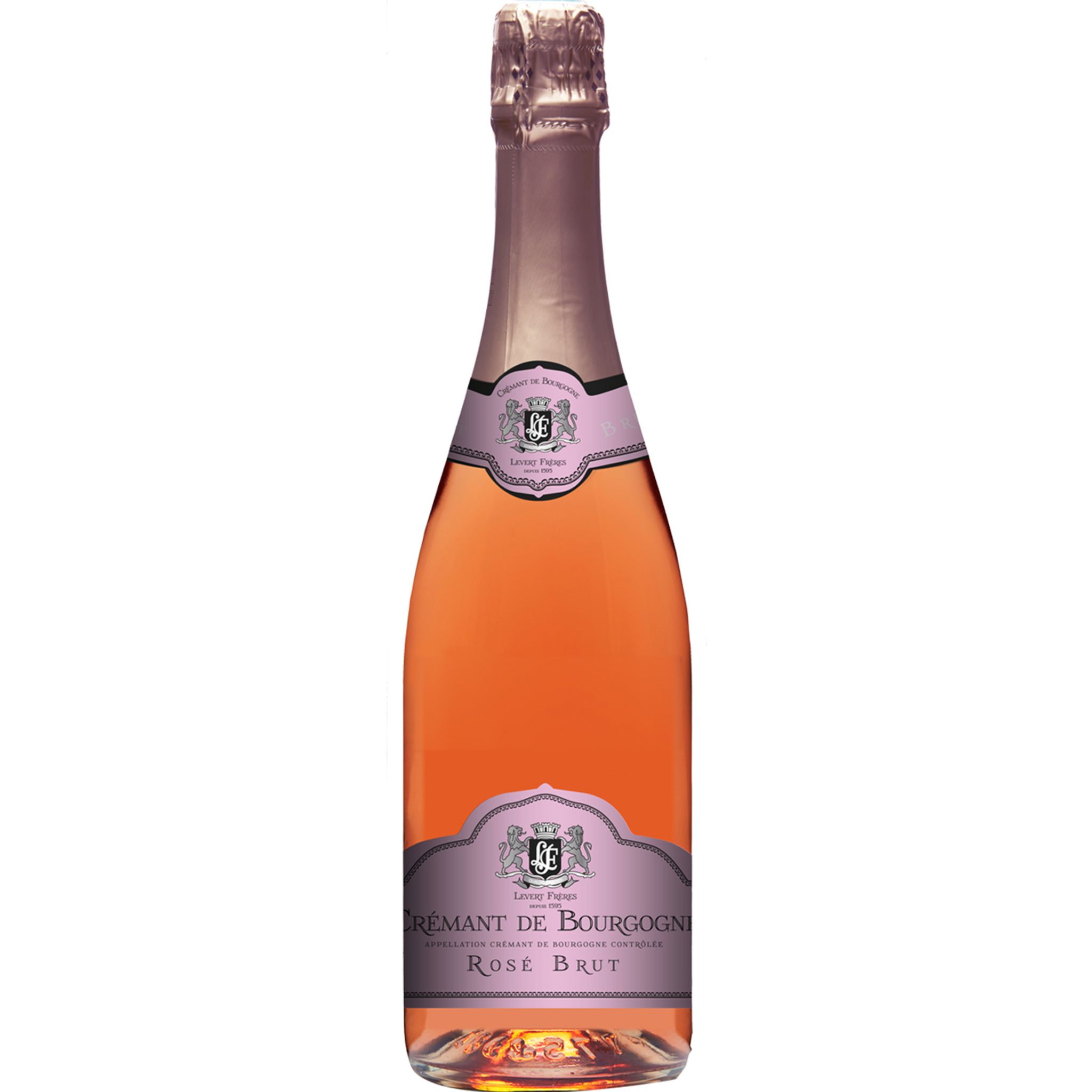 AOP Crémant de Bourgogne Levert Frères rosé brut 75cl