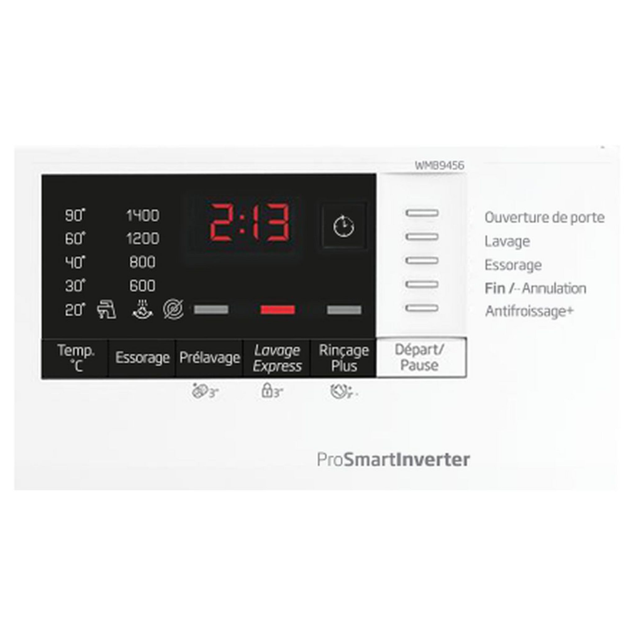 Voir la diapositive 4 : BEKO Lave linge hublot WMB9456, 9 kg, 1400 T/min