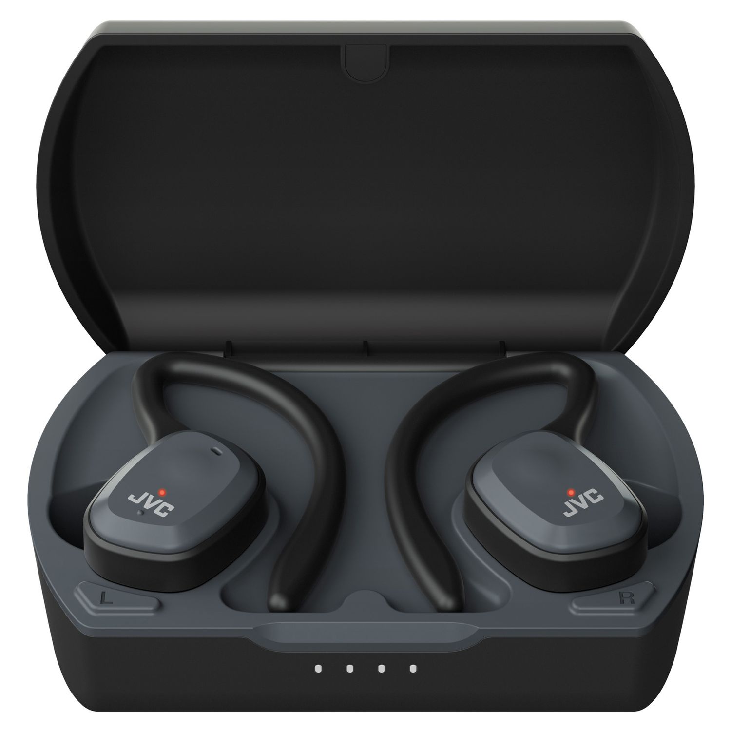 Voir la diapositive 2 : JVC Écouteurs sport sans fil Bluetooth avec étui de recharge - Noir - HA-ET45T-B