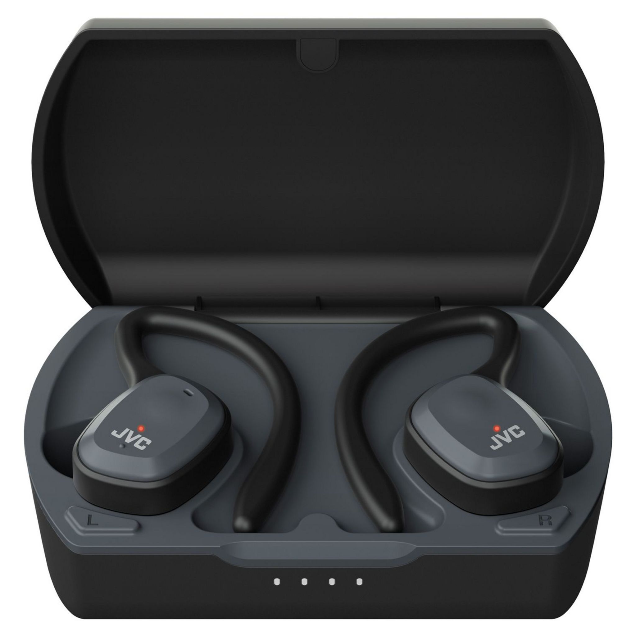 Voir la diapositive 2 : JVC Écouteurs sport sans fil Bluetooth avec étui de recharge - Noir - HA-ET45T-B