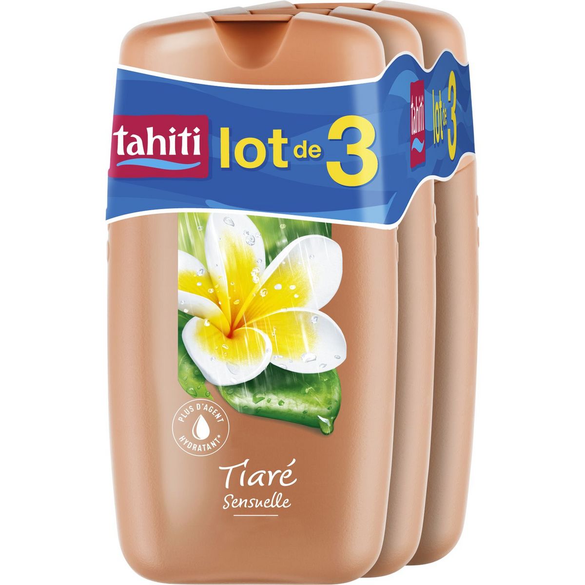 TAHITI Gel douche tiaré sensuelle 3x250ml