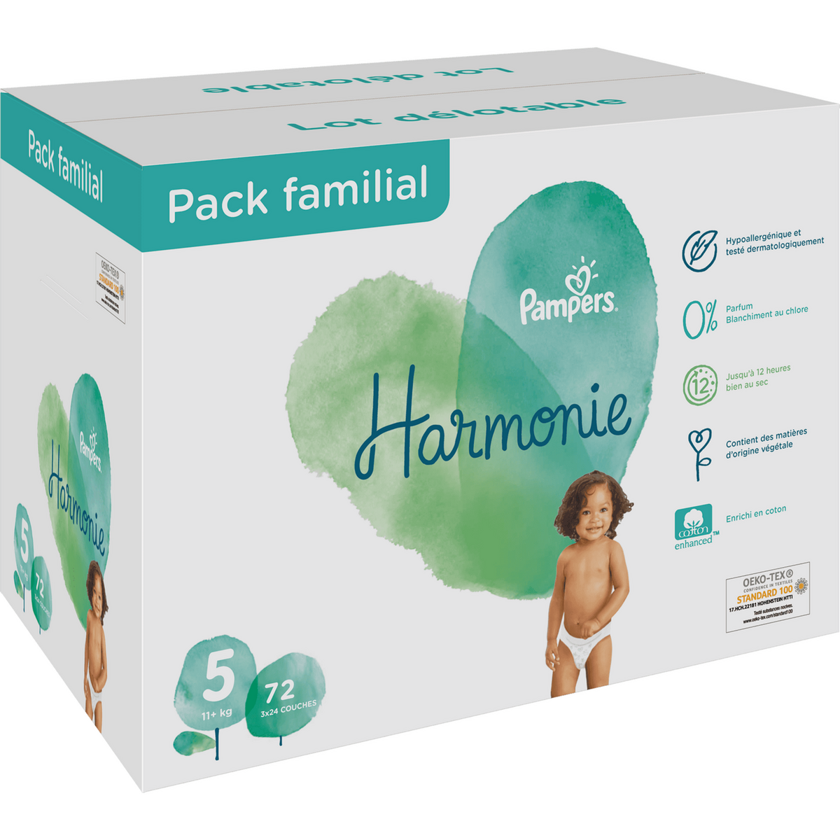PAMPERS Harmonie Couches Taille 5 72 couches