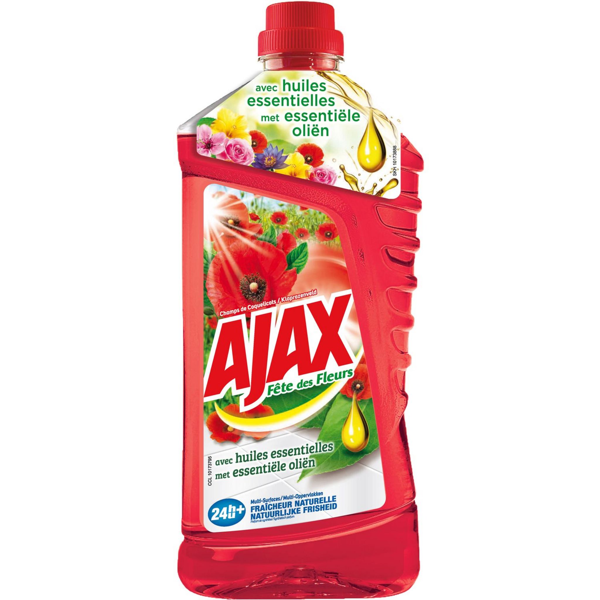 AJAX Nettoyant ménager multi-surfaces coquelicots 1,25l