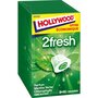 HOLLYWOOD 2 fresh chewing-gums sans sucres menthe verte et chlorophylle 3x10 dragées 66g