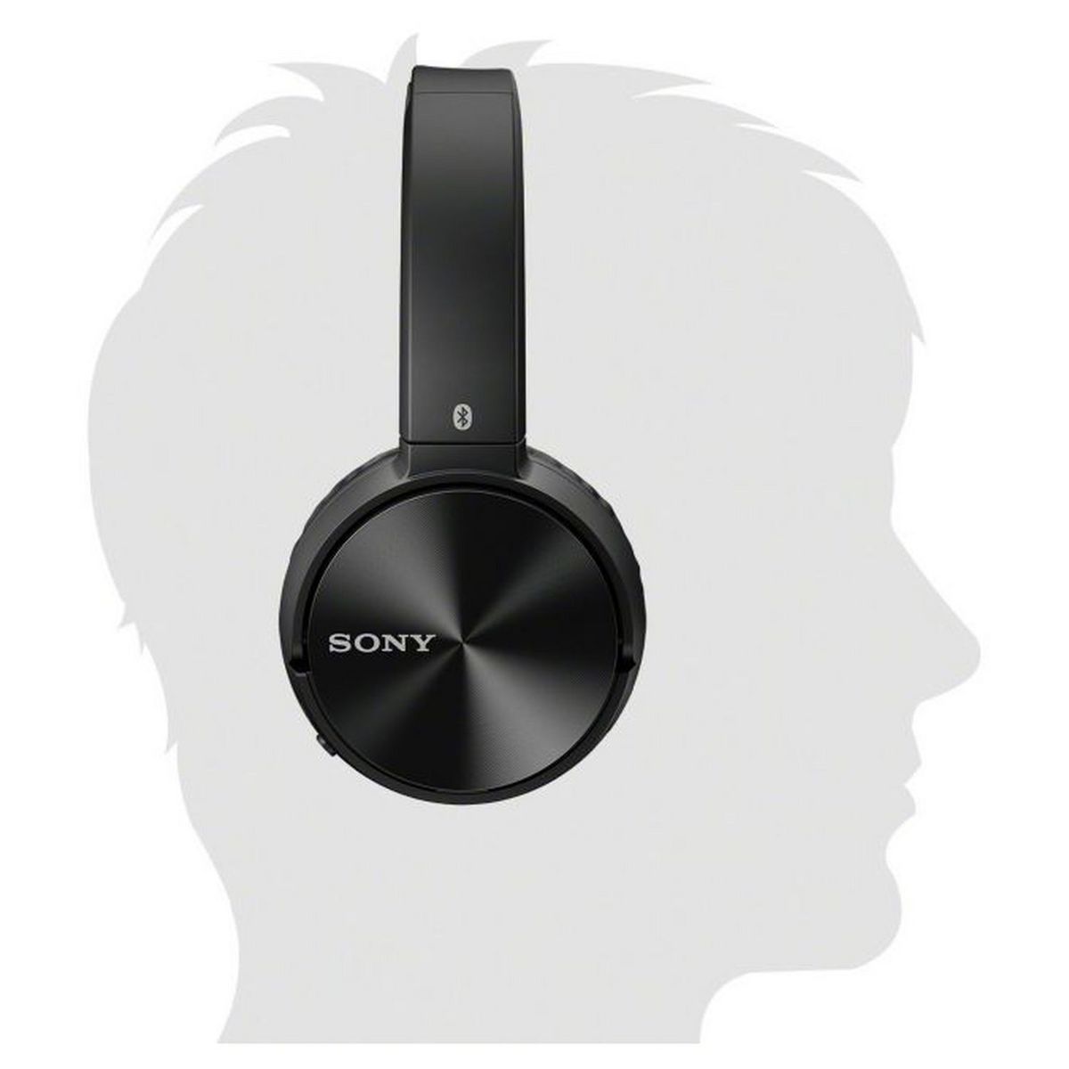 SONY Casque audio Bluetooth - Noir - MDR-ZX330BT