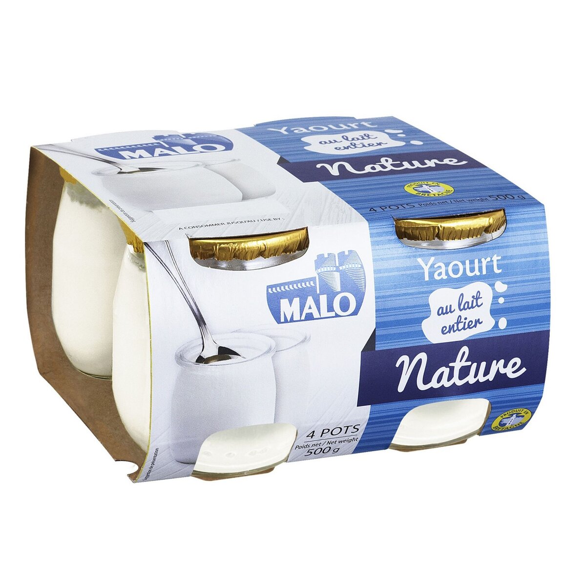 Yaourt Nature au lait entier - Malo