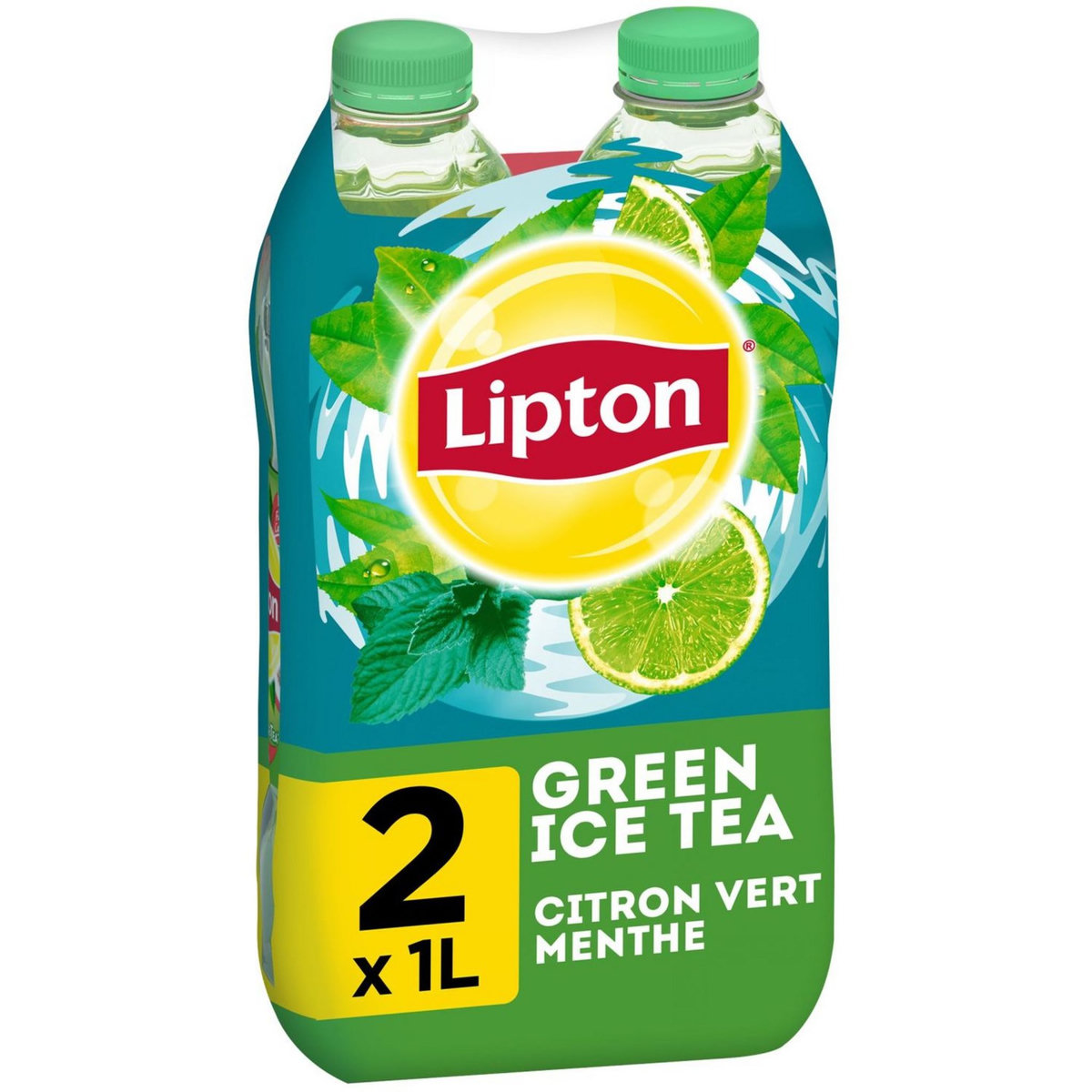 LIPTON Green Ice Tea Boisson aux extraits de thé goût citron vert ...