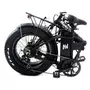 MOOVWAY Vélo électrique pliable FatBike - Noir