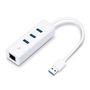 Voir la diapositive 5 : TP-LINK Adaptateur USB 2 en 1 Hub USB 3.0 et Port Gigabit Ethernet