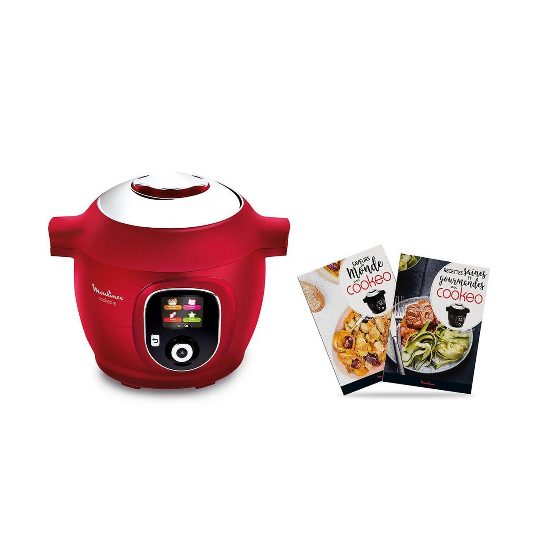 Voir la diapositive 1 : MOULINEX Multicuiseur intelligent cookeo YY4393FB - Rouge