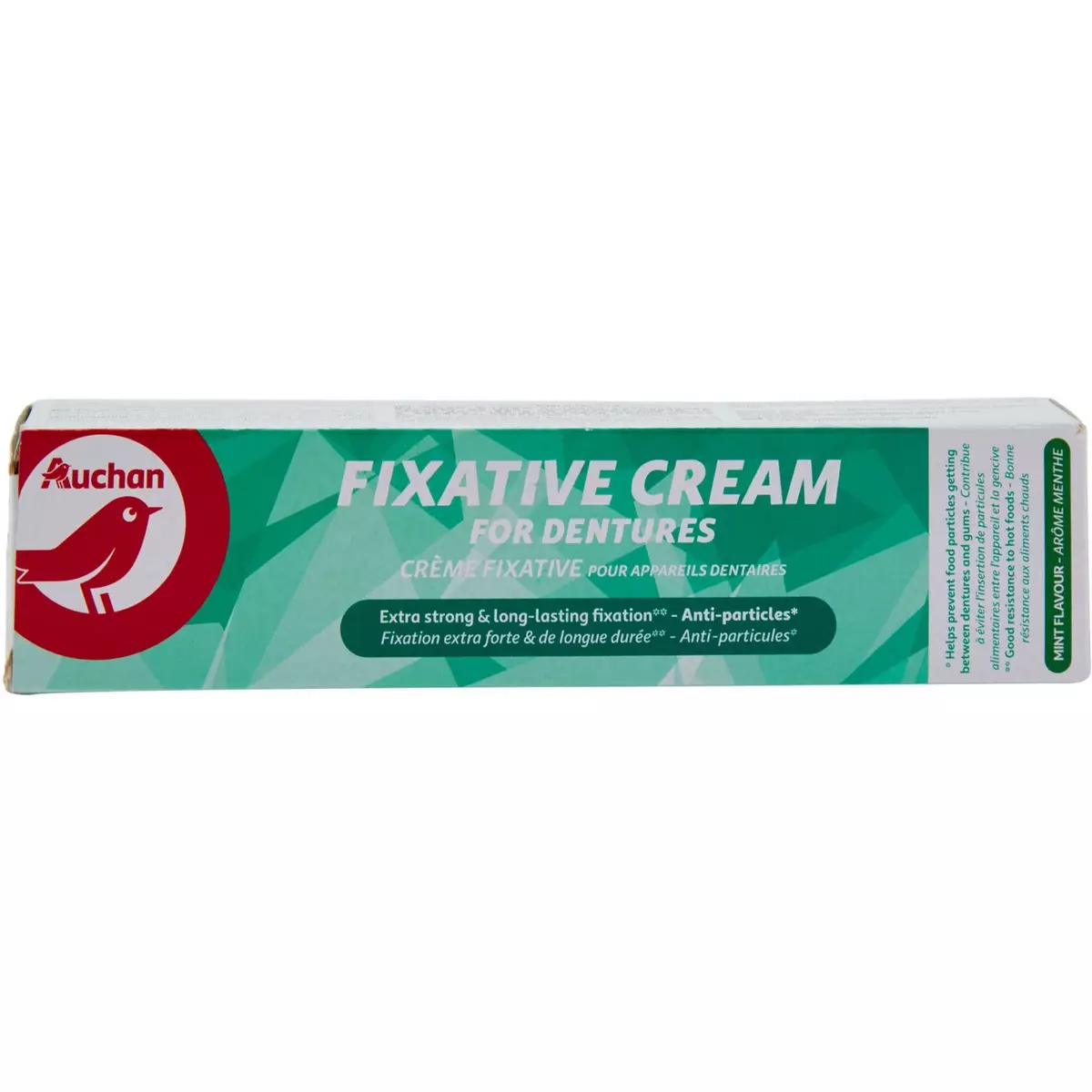 AUCHAN Crème fixative pour appareils dentaires 40g
