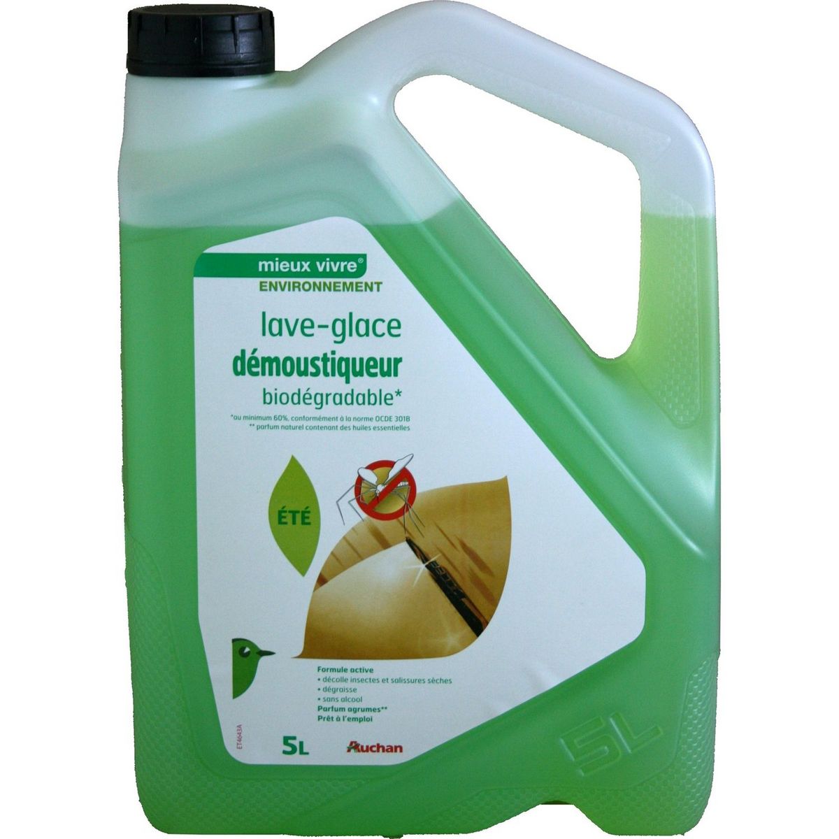 AUCHAN MIEUX VIVRE Auchan Mieux Vivre Lave-glace été démoustiqueur biodégradable 5l 5l