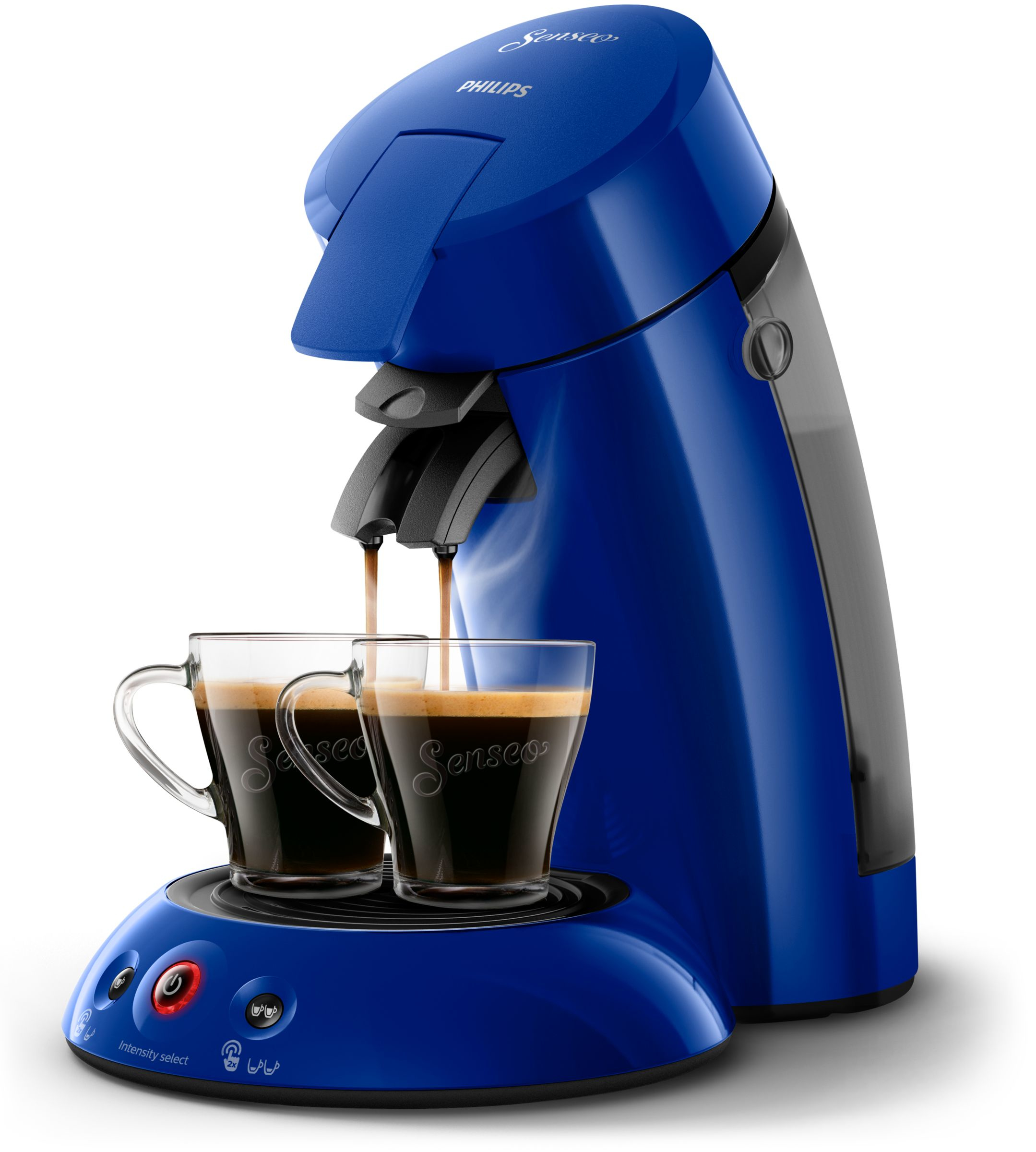Voir la diapositive 3 : PHILIPS Cafetière à dosettes SENSEO HD6554/81
