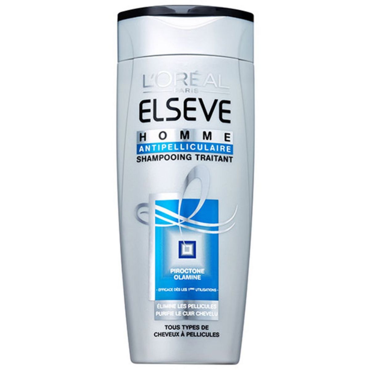 ELSEVE Shampooing homme antipelliculaire tous types de cheveux 250ml