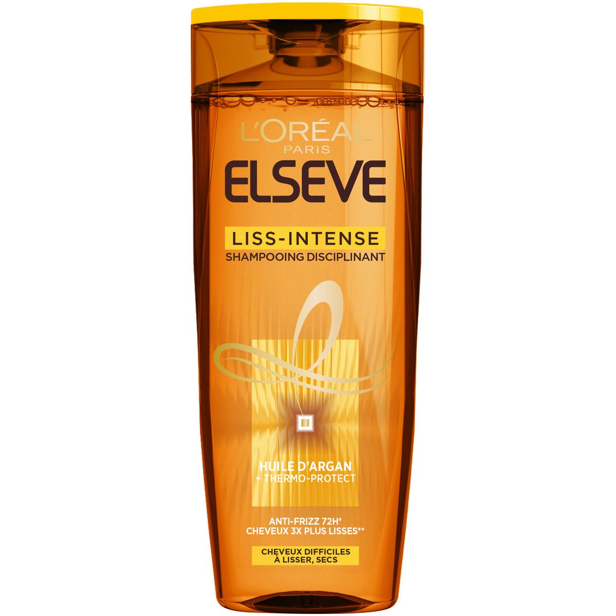 ELSEVE Shampooing disciplinant argan cheveux difficiles à lisser, secs 250ml