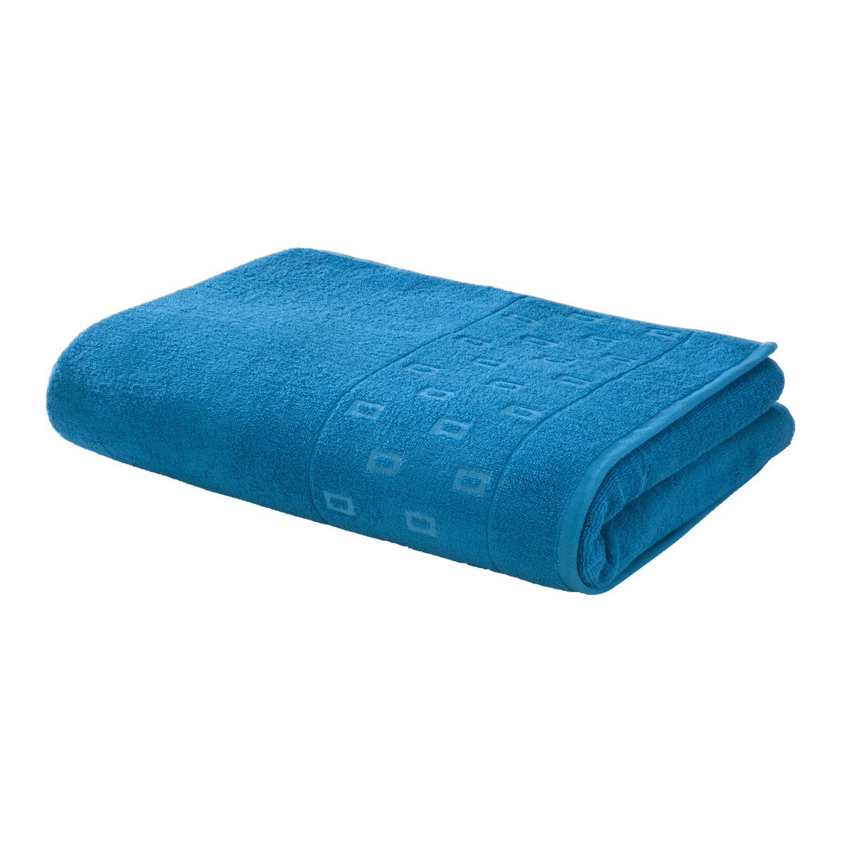 NATIONAL GEOGRAPHIC National Géographic Drap de bain bleu océan 100x150cm 1 serviette