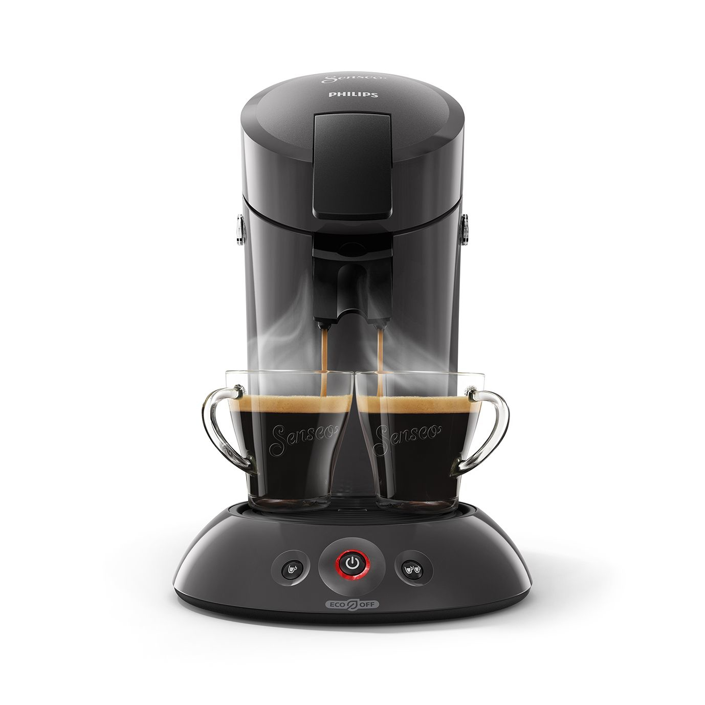 Voir la diapositive 3 : PHILIPS Cafetière à dosette Senseo HD6552/36 - Anthracite