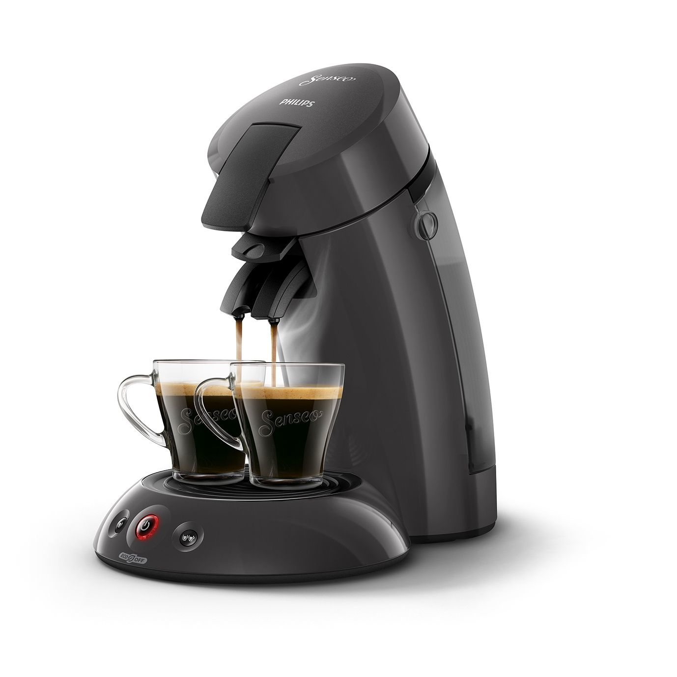 Voir la diapositive 2 : PHILIPS Cafetière à dosette Senseo HD6552/36 - Anthracite