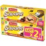 SAVANE Gâteaux marbrés chocolat sachets fraîcheur 2x7 gâteaux 2x189g