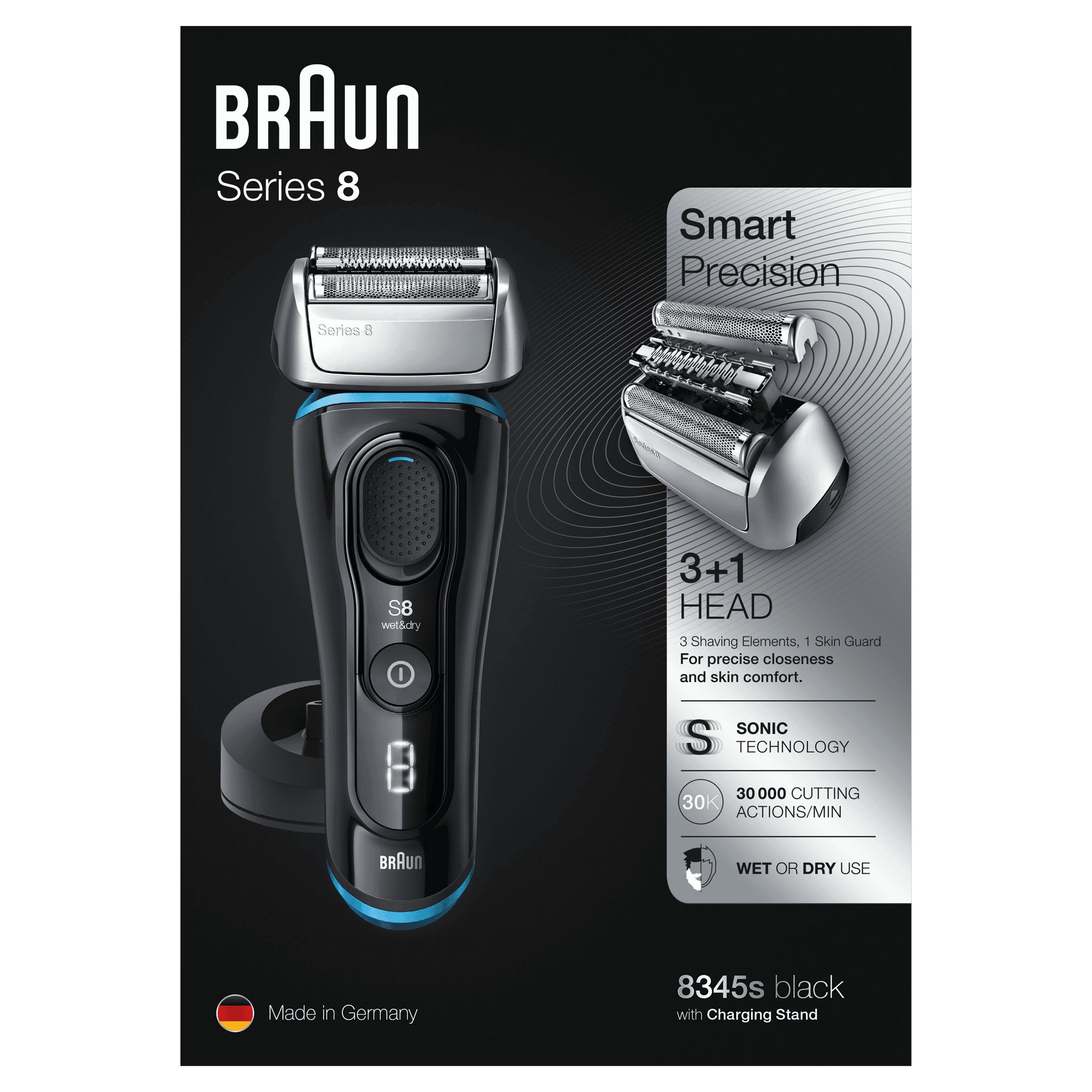 Voir la diapositive 4 : BRAUN Rasoir électrique - SERIES 8 8345S