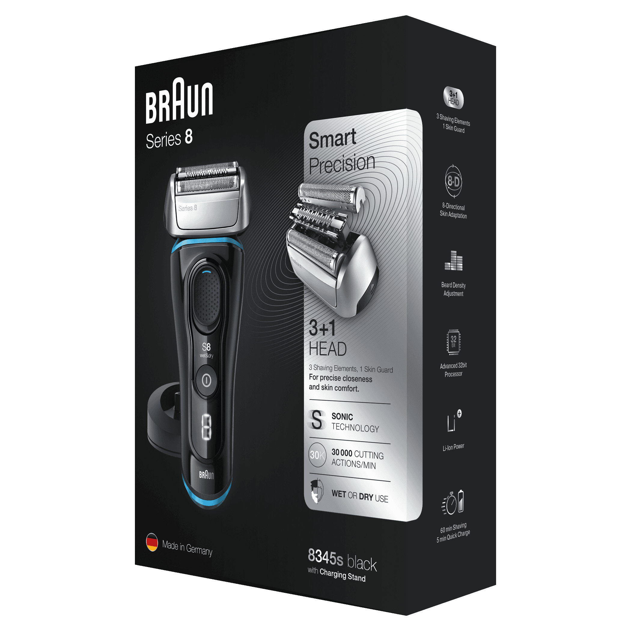 Voir la diapositive 5 : BRAUN Rasoir électrique - SERIES 8 8345S