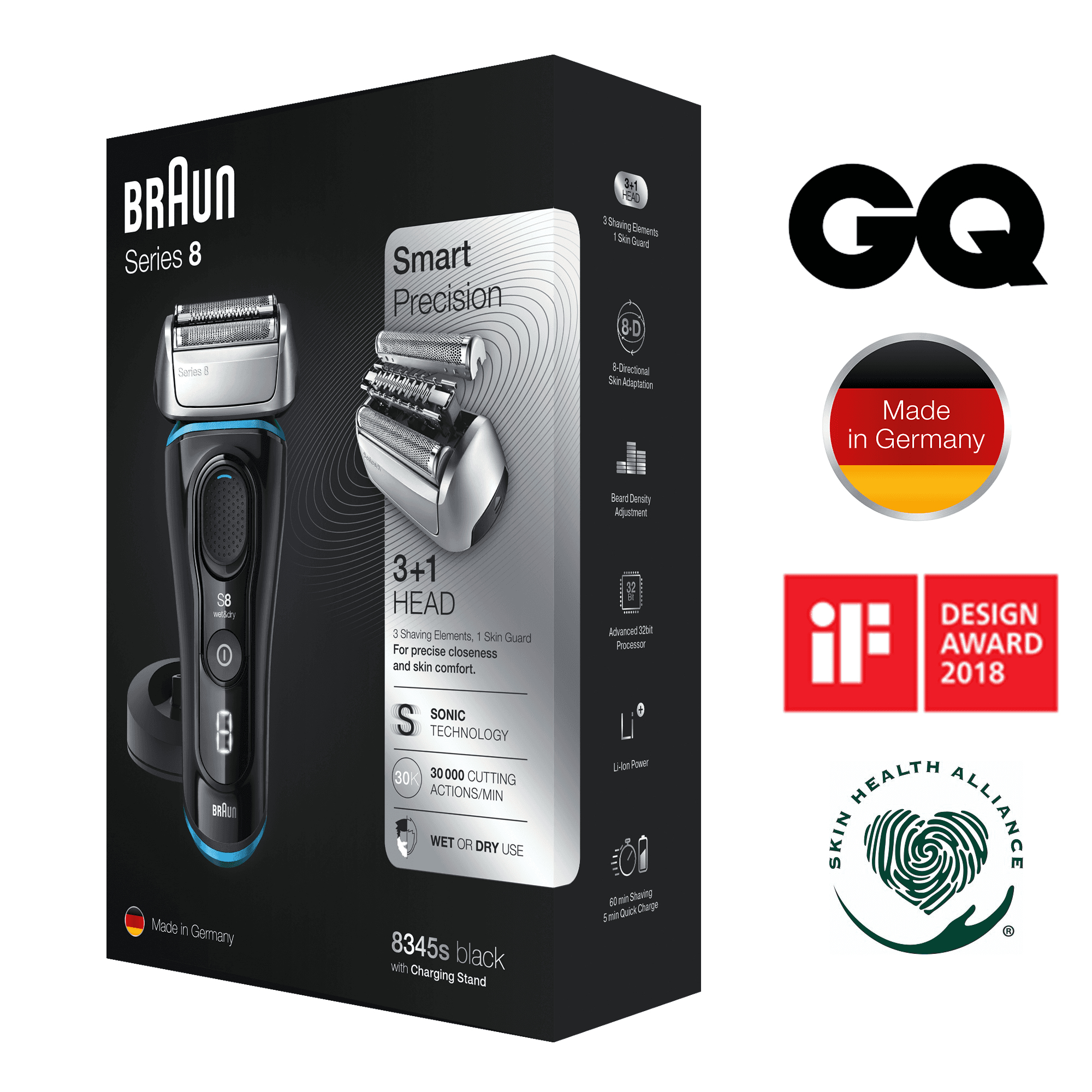 Voir la diapositive 9 : BRAUN Rasoir électrique - SERIES 8 8345S