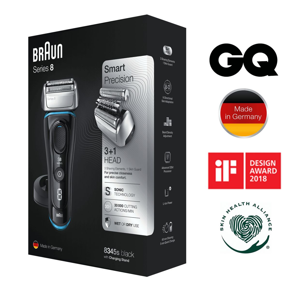 BRAUN Rasoir électrique - SERIES 8 8345S