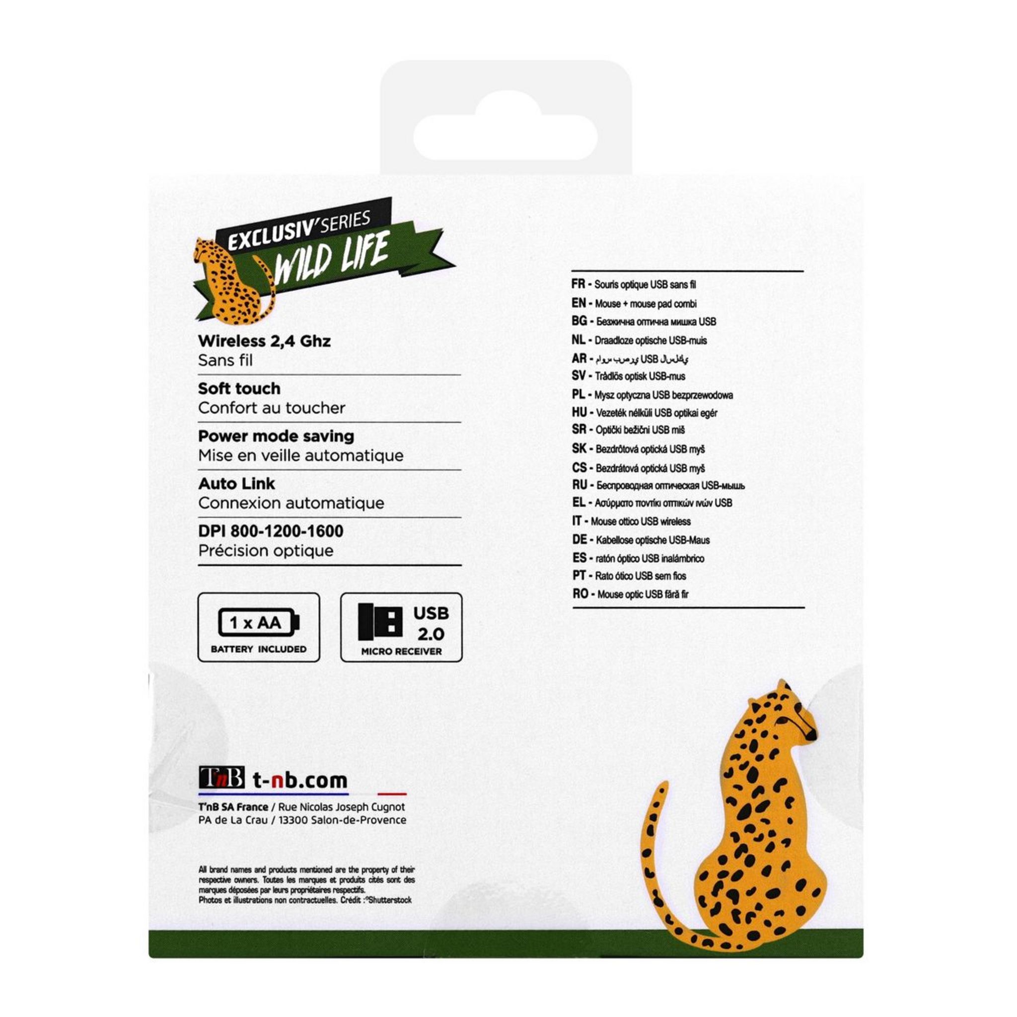 Voir la diapositive 5 : TNB Souris SF LIFEMWXLIFE - Multicolore