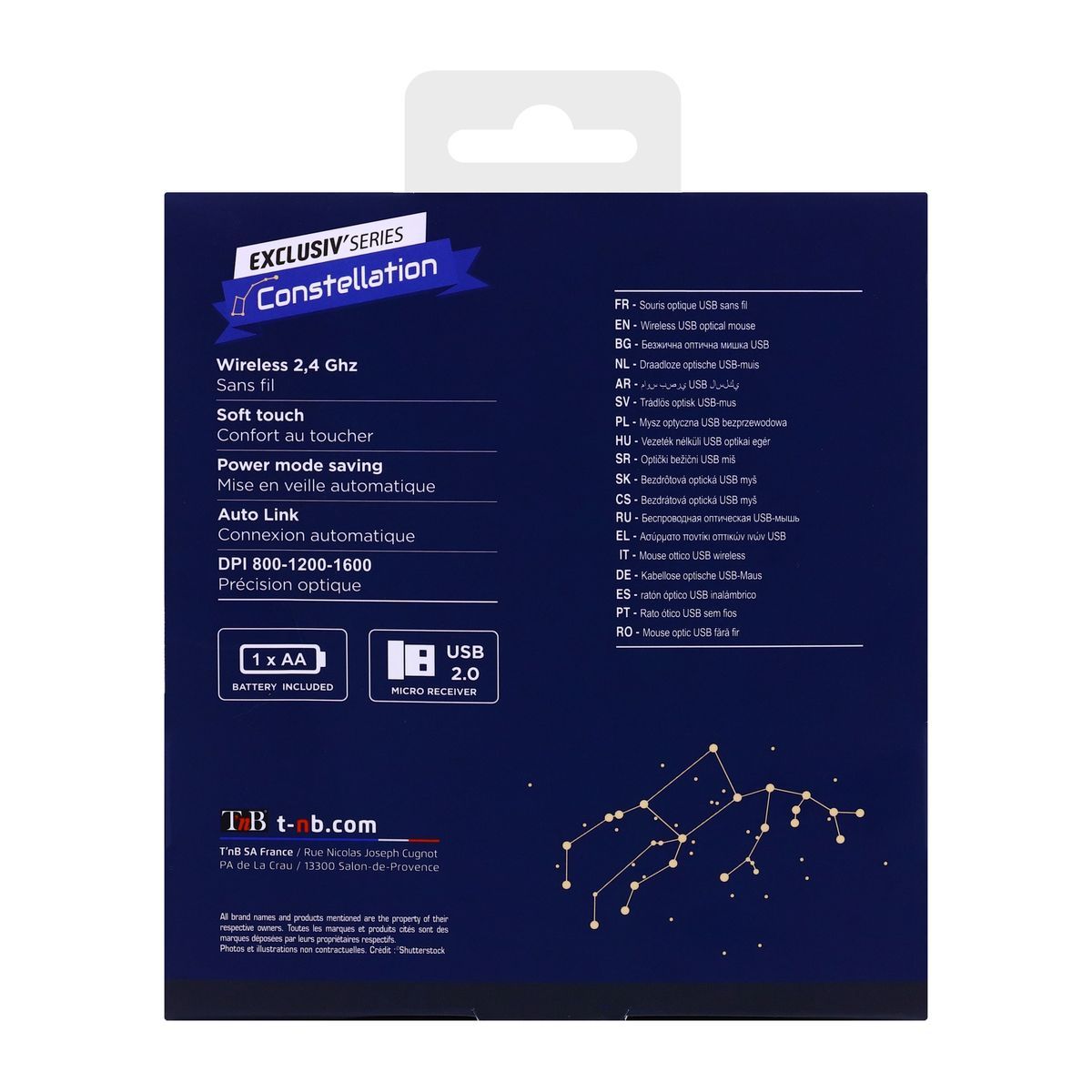 TNB Souris SF STARSMWXSTARS - Bleu foncé