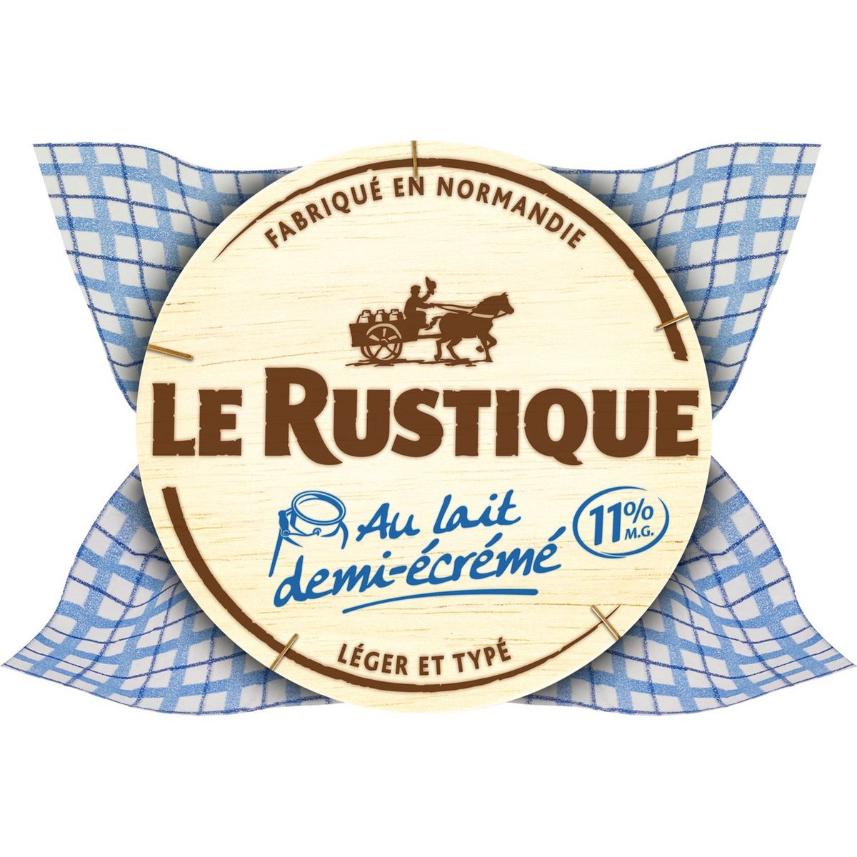 LE RUSTIQUE Le Rustique Fromage au lait pasteurisé allégée 250g 250g