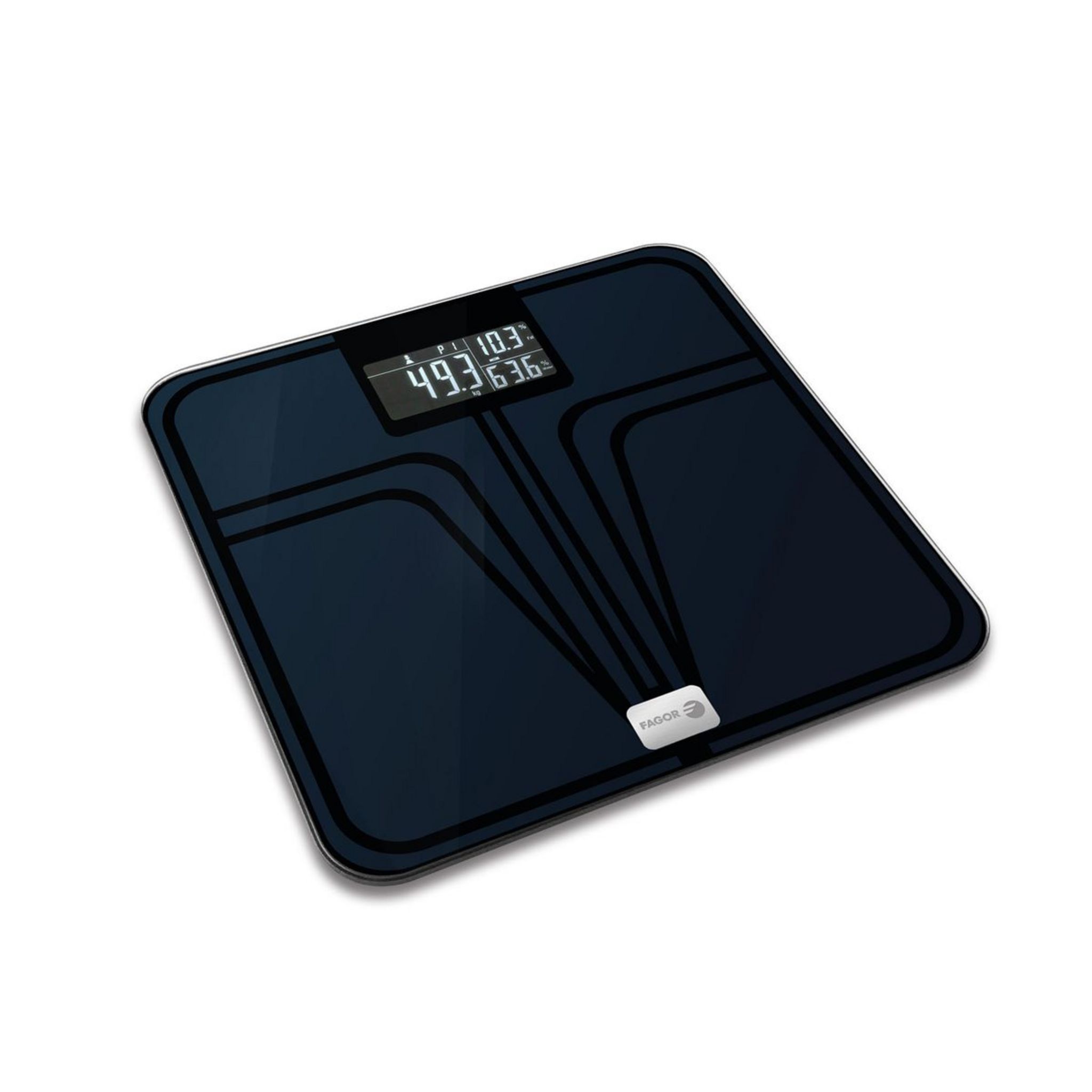 Voir la diapositive 2 : FAGOR Pèse personne impédancemètre FG1100 - Noir