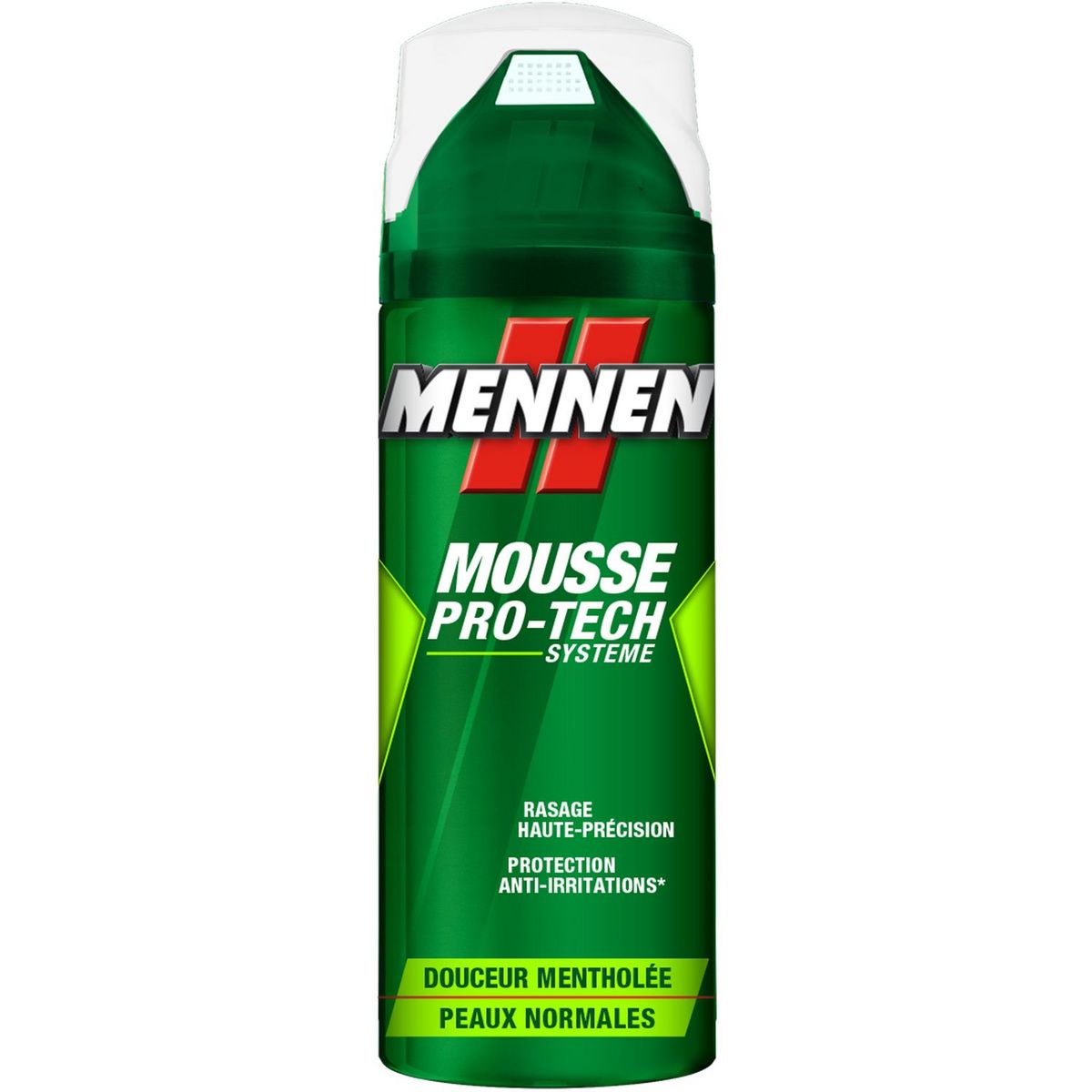 MENNEN Mousse à raser pro tech système douceur mentholé peaux normales 250ml