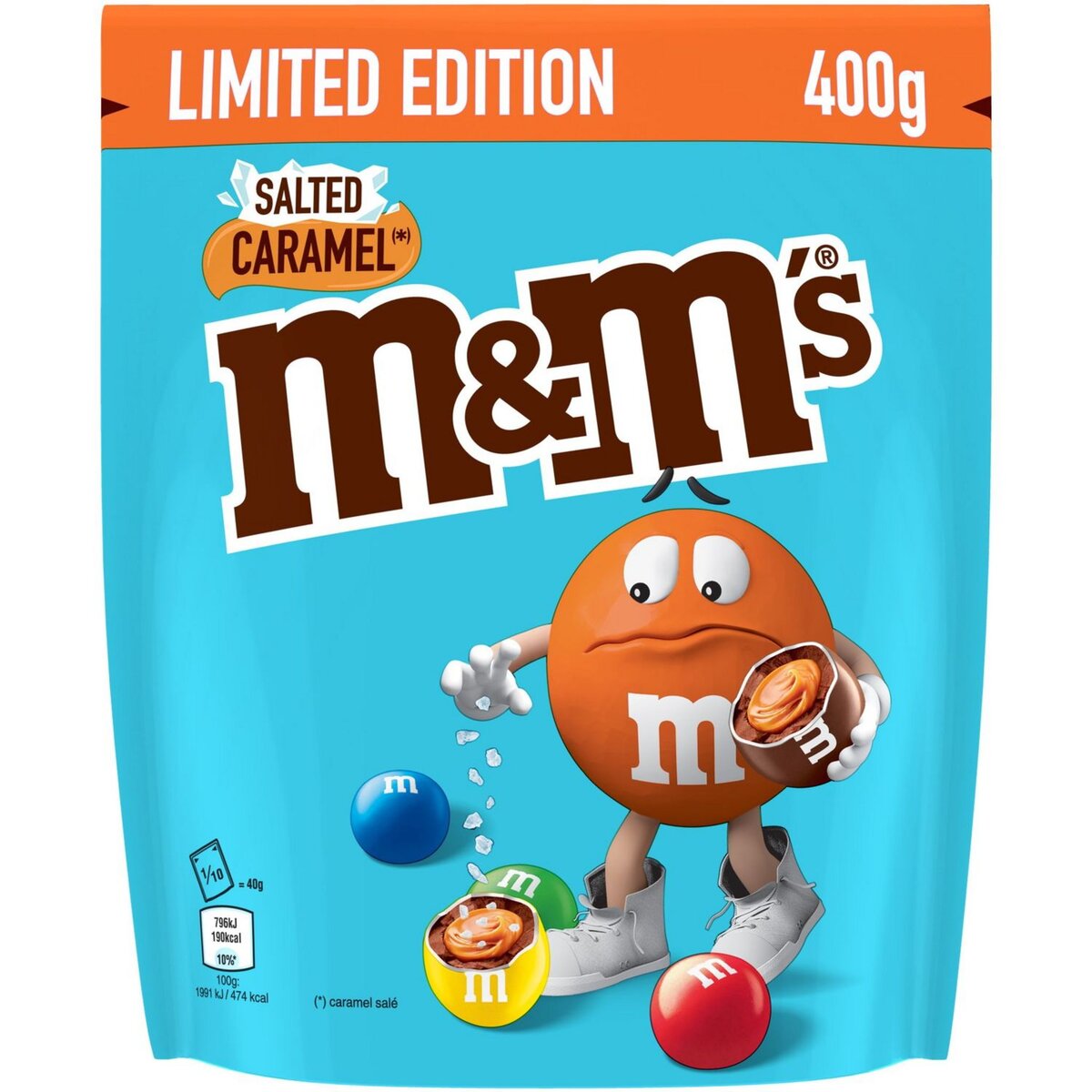 M&M'S M&M's Salted Caramel bonbons chocolatés avec coeur au caramel salé 400g 400g