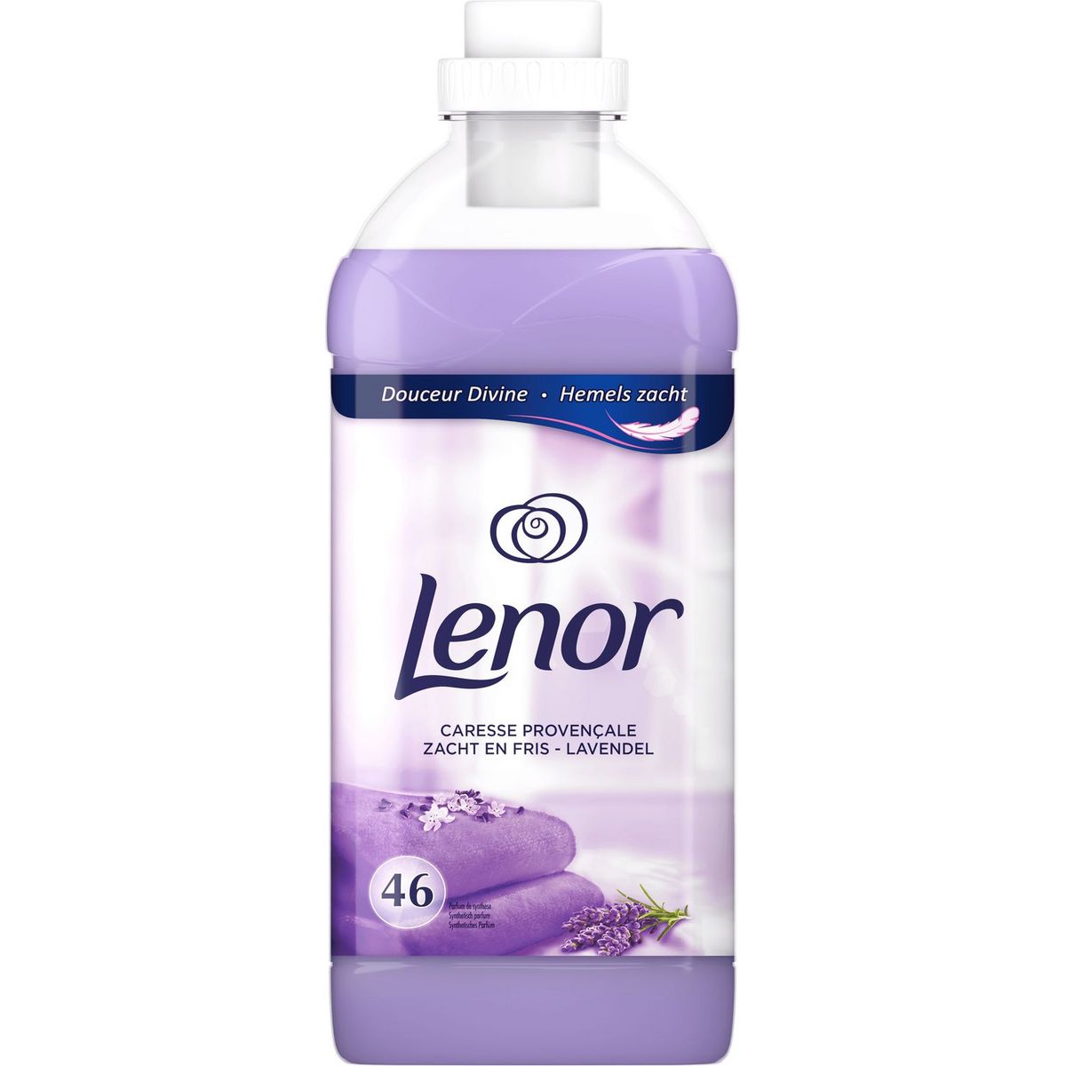 LENOR Adoucissant concentré caresse Provençale lavande 46 lavages 1,15l