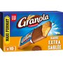GRANOLA Biscuits en barres enrobées de chocolat au lait 10 sachets individuels 10 sachets 280g