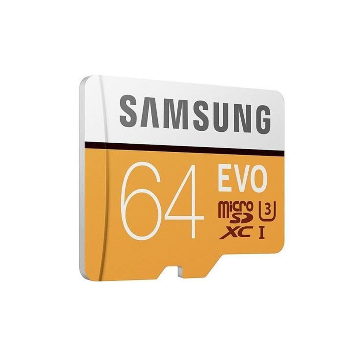 SAMSUNG MICROSD 64GO EVO avec Adaptateur