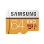 SAMSUNG MICROSD 64GO EVO avec Adaptateur