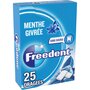 FREEDENT Chewing-gums sans sucres menthe givrée 25 dragées 35g