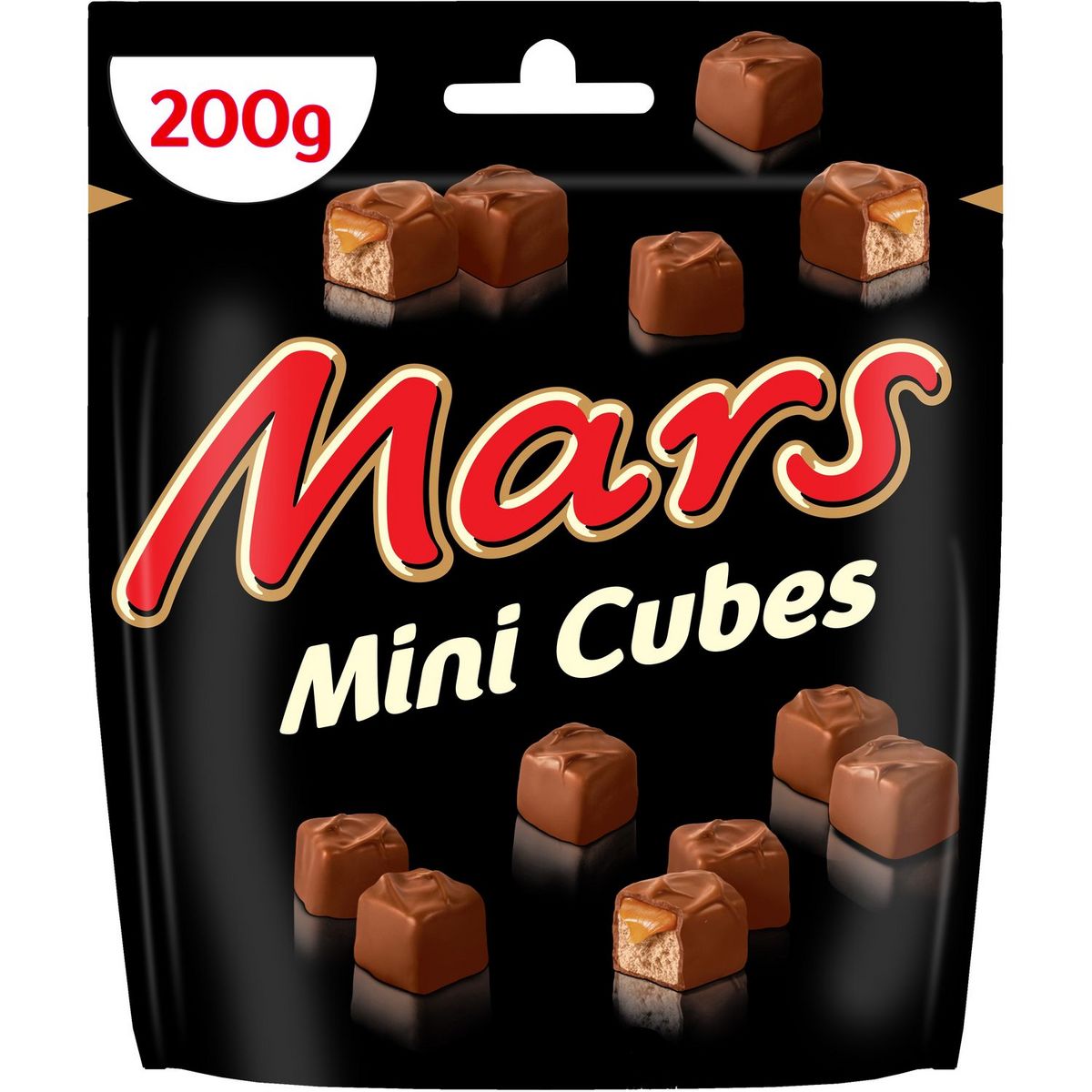 MARS Mini-cubes chocolatés au caramel  200g
