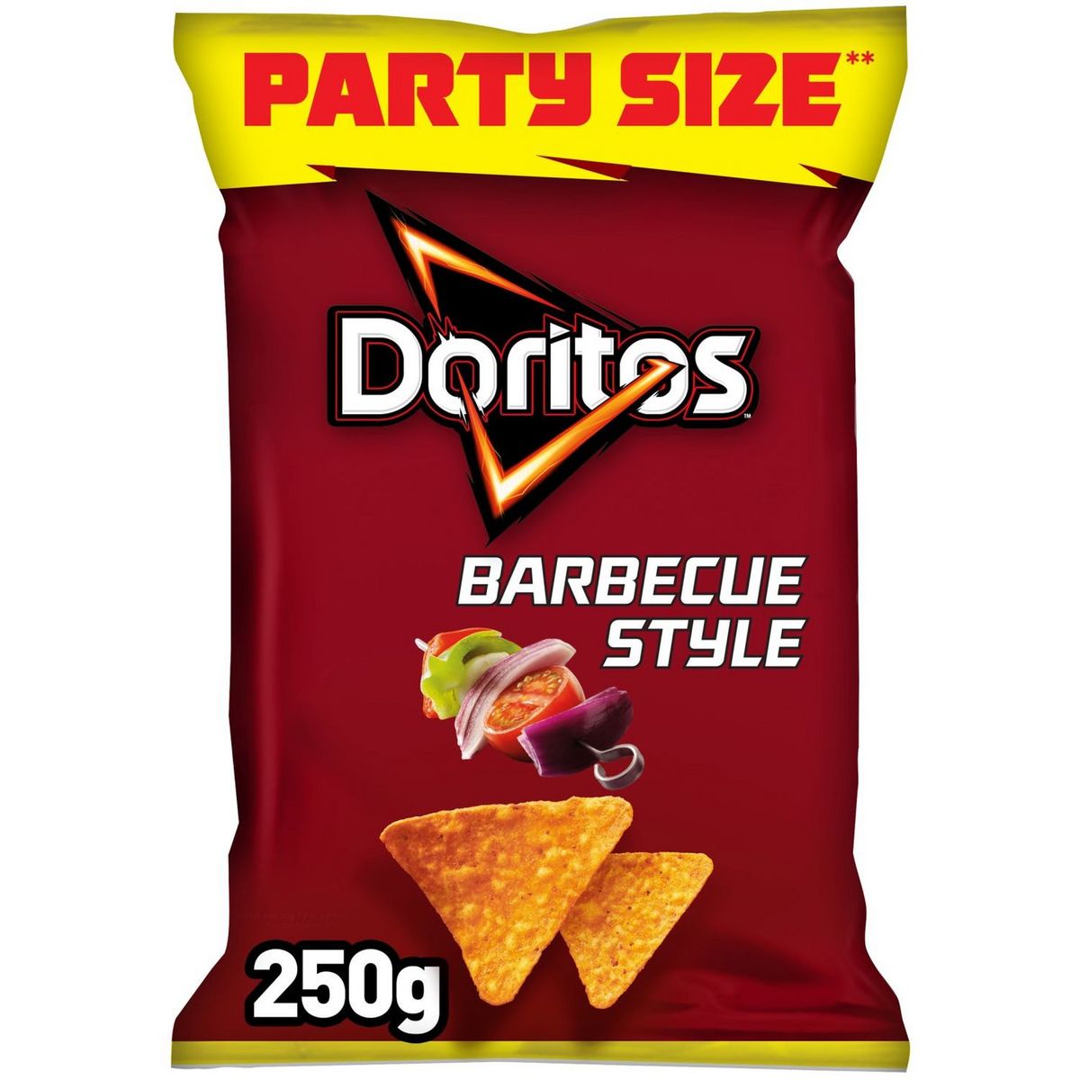 DORITOS Tortillas chips goût barbecue 250g