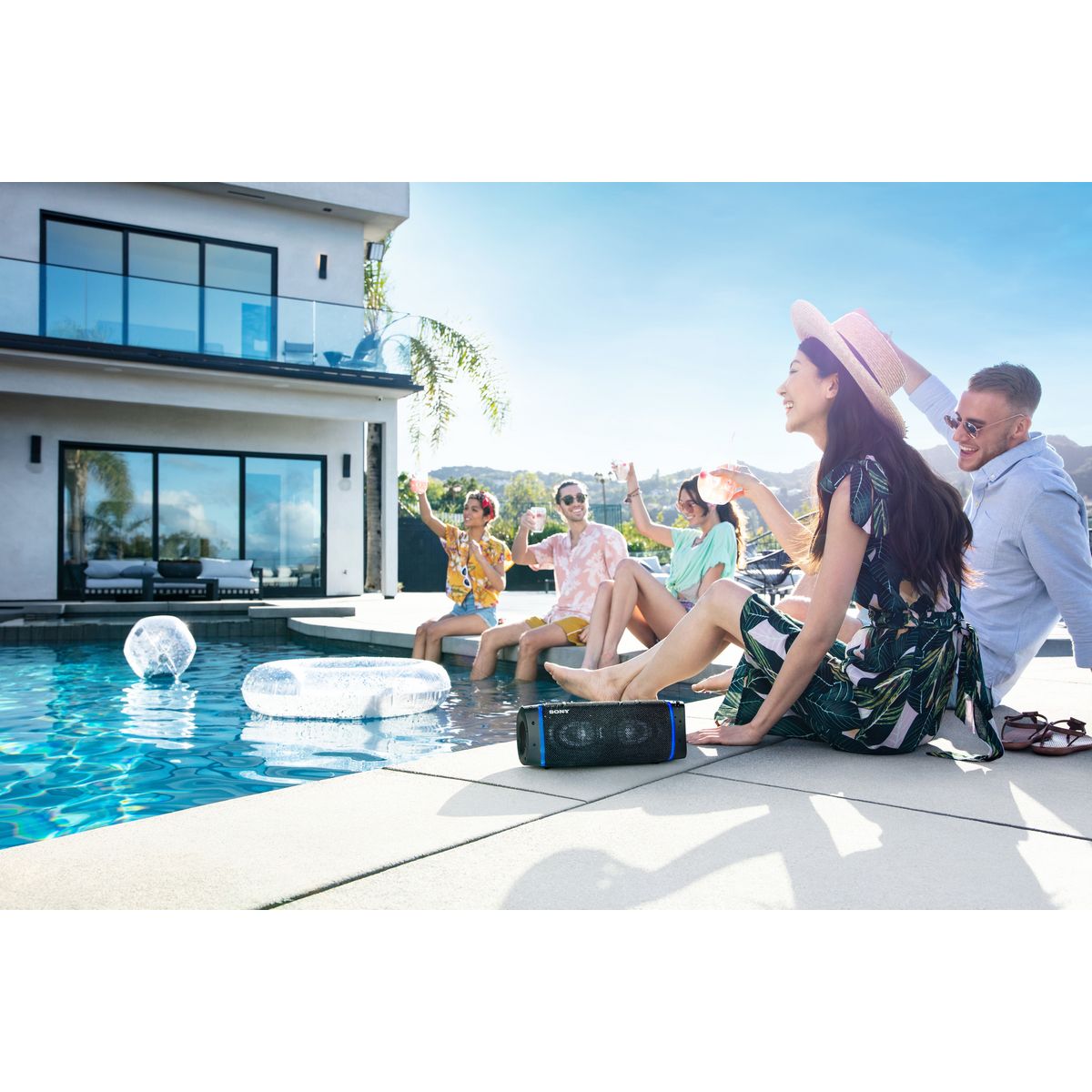 SONY Enceinte portable Bluetooth - Gris sable - SRS-XB33