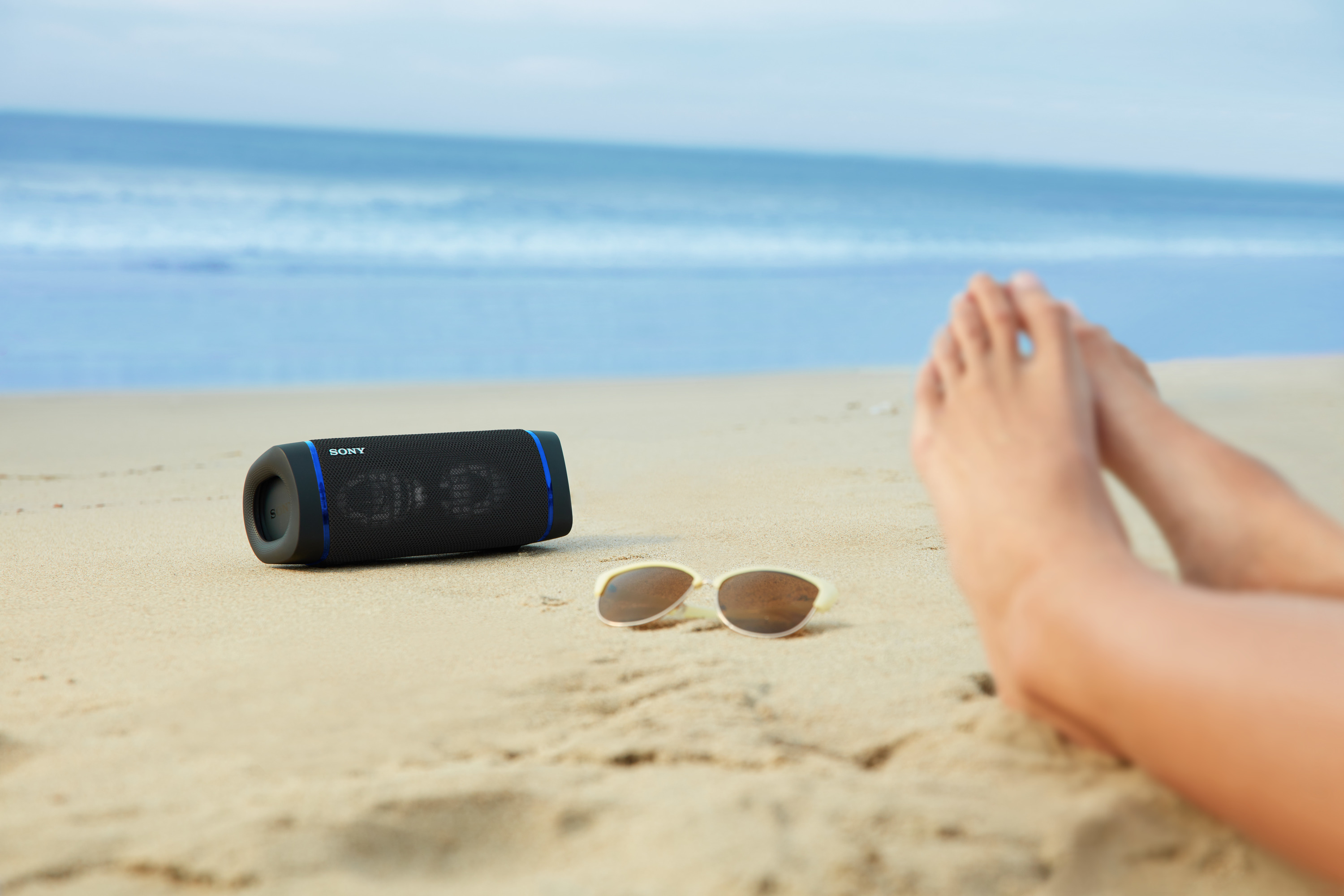 Voir la diapositive 15 : SONY Enceinte portable Bluetooth - Gris sable - SRS-XB33
