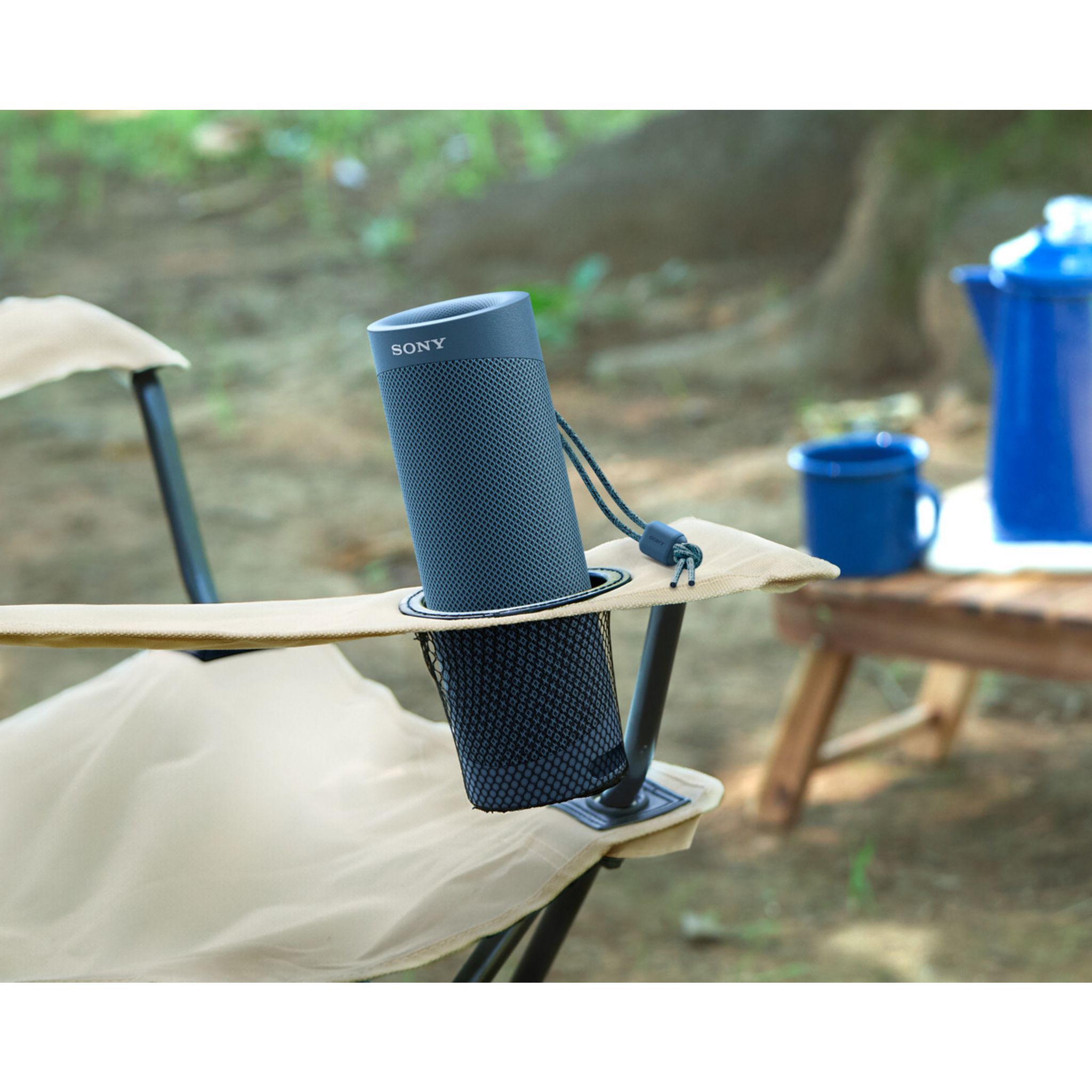 Voir la diapositive 12 : SONY Enceinte portable Bluetooth - Bleu - SRS-XB23