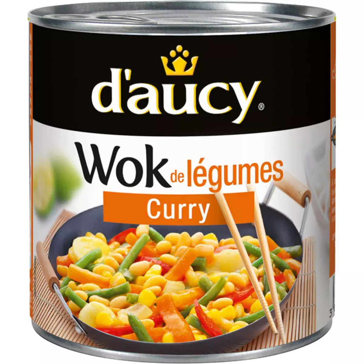 D'AUCY Wok de légumes au curry 290g