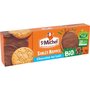 ST MICHEL Bisuits sablés bio nappés de chocolat au lait sans huile de palme 16 biscuits 140g
