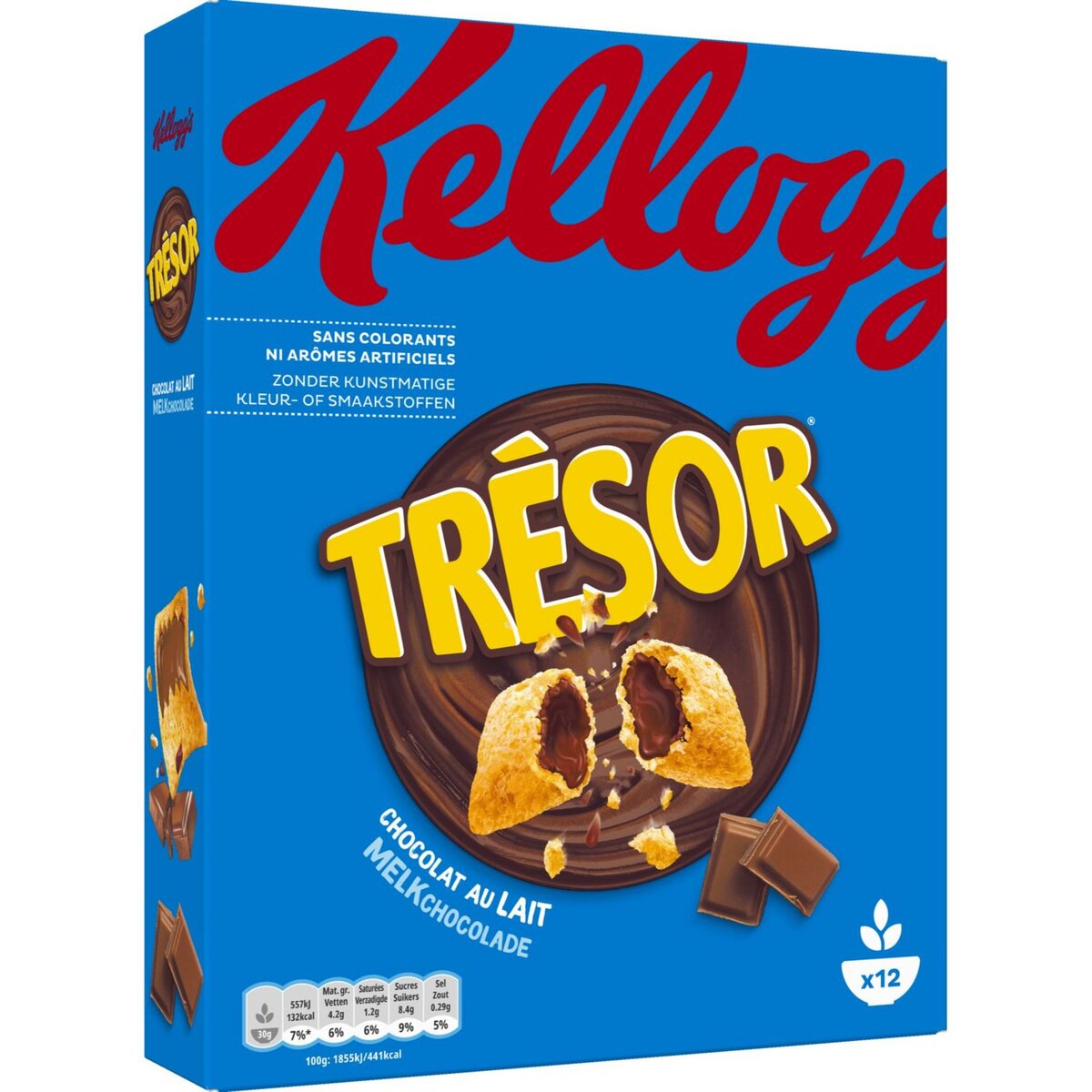 KELLOGG'S Céréales Trésor chocolat au lait 375g