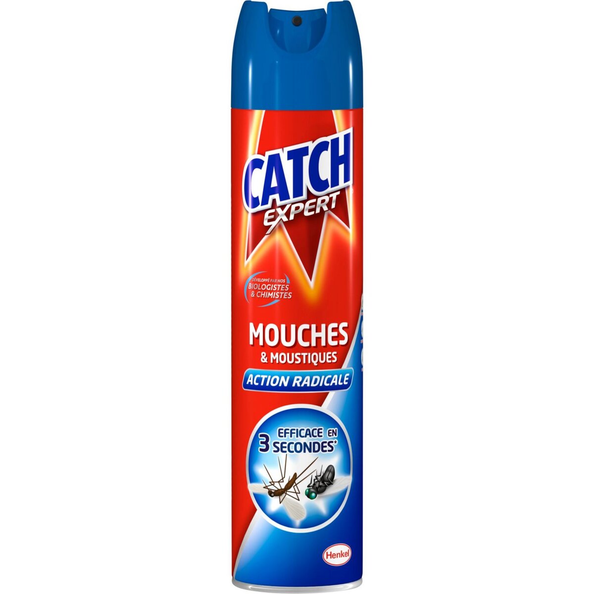 CATCH Insecticides à action radicale anti-mouches & moustiques 400ml
