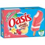 OASIS Oasis sorbet vanille pêche framboise bâtonnet x10 -400g