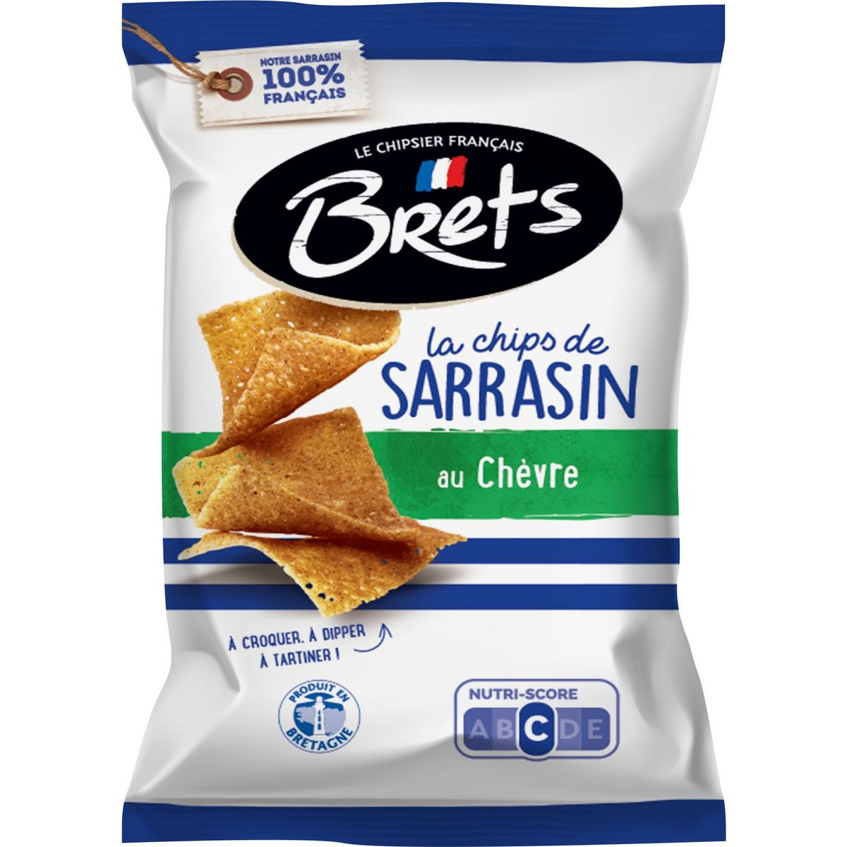 BRETS Chips de sarrasin au chèvre 120g