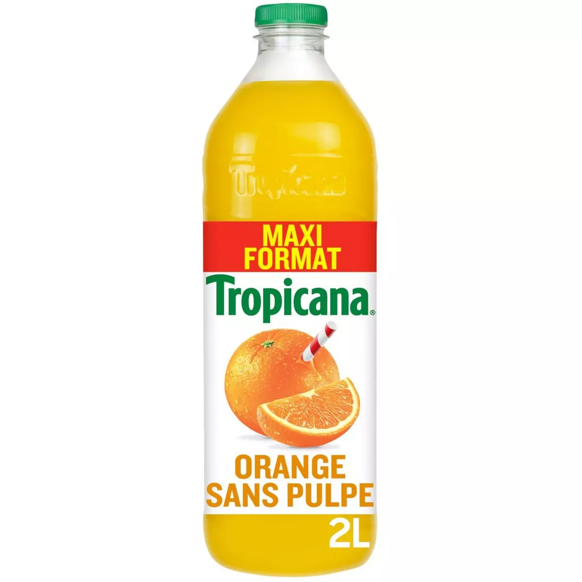 TROPICANA Jus pure premium 100% orange sans pulpe 2l